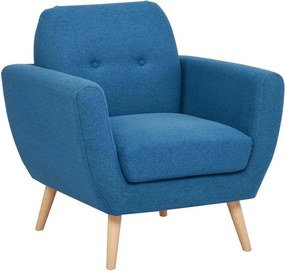 HANSEL - poltrona stile scandinavo in tessuto