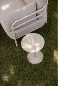 Tavolino rotondo in acciaio ø 35 cm Snow – Zuiver