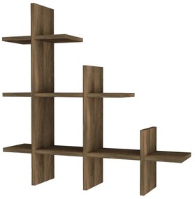 Mensola da parete JUKE 80x81,8 cm marrone