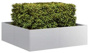 Fioriera 100x100x30 Cm İn Acciaio Zincato /