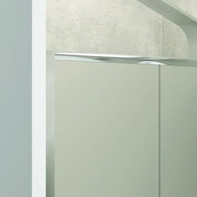 Box doccia nicchia 130cm vetro satinato anticalcare KF5000 - KAMALU