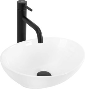 Lavabo da appoggio Rea Sofia Mini White