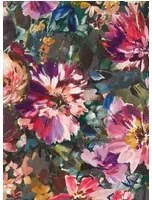 Clarke & Clarke Carta da parati Tahiti - Amethyst/ Emerald