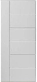 Pannello per porta blindata rivestito melamina pvc bianco L 80.7  x H 210 cm, Sp 7 mm