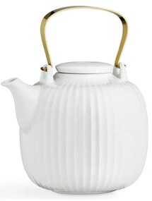 Teiera in porcellana bianca Hammershoi, 1,2 l Hammershøi - Kähler Design