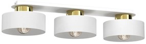 Plafoniera MARTI 3xE27/15W/230V bianco/oro