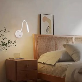 Brilagi - LED Lampada flessibile da muro MAYA LED/3W/230V 4000K bianco