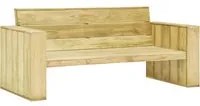 Panchina da Giardino 179 cm in Legno di Pino Impregnato 49037