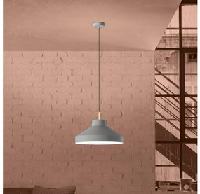Eglo 390226 - Lampadario a sospensione con filo ESTEPONA 1xE27/40W/230V grigio
