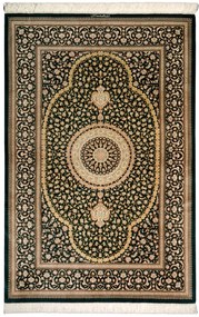 Ghom Tappeto persiano 130 x 190 Beige (Iran) Annodato A Mano