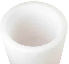 Vaso Illuminabile Tondo Ø33 H90cm E27 Colore Bianco