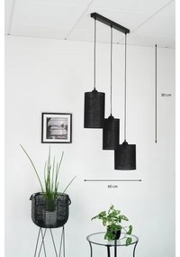 Brilagi - Lampadario a cavo TUBES 3xE27/15W/230V nero