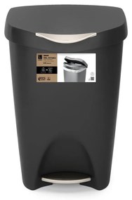 Bidone nero in plastica 50 l Brim - Umbra