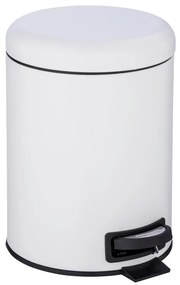 WENKO 24678100 - Cestino LEMAN 21x24 cm bianco/nero