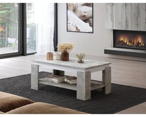 Tavolino da salotto LUNO grigio cemento/antracite