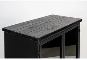 Vetrina in metallo nero 65x105 cm Ferre - White Label