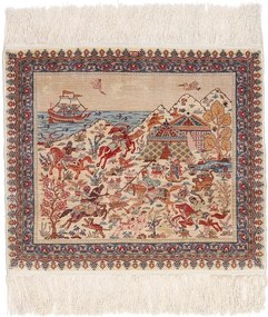 Hereke Tappeto 60 x 70 (Tacchino) Annodato A Mano
