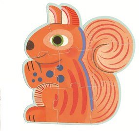 Primo puzzle - nella foresta - 9, 12, 16 pezzi