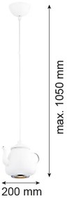 Argon 3650 - Lampada a sospensione JAMAJKA 1xGU10/50W/230V