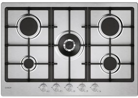 Moderna CHG74WTX. Colore del prodotto: Acciaio inox, Posizionamento dell'apparecchio: Da incasso, Dimensione della larghezza del piano cottura: 74.5