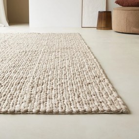 Tikamoon - Tappeto rettangolare in cotone 200x300 cm Arya brown