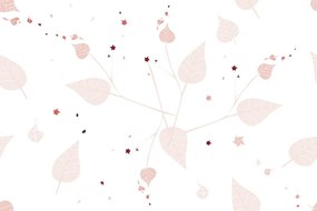 Carta da parati – Foglie delicate