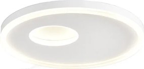 Plafoniera LED ACRYL Ø 50 cm bianco IP20 cct da bianco caldo al bianco neutro, 4900 lumen