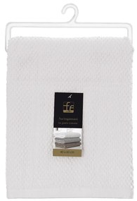 Asciugamano Ospite Per Bagno 40x60 Cm Feridras "Gold" Bianco
