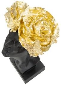 Statua in poliresina 36,5 cm Woman With Butterfly - Mauro Ferretti