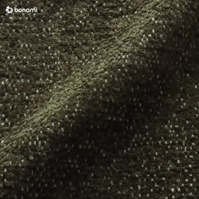 Divano angolare verde allungabile e con contenitore (penisola a sinistra/a L) con rivestimento in ciniglia Everest – Bobochic Paris