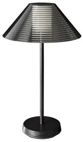 Lampada da Tavolo Ricaricabile 1.5W Bianco Caldo Dimmerabile - Nera