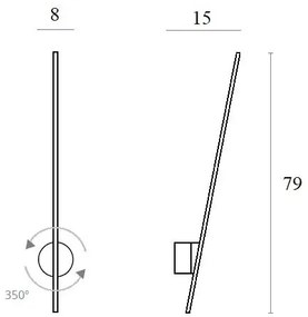 MAXLIGHT W0212 - Applique a LED da esterno RAGNO LED/8,4W/230V IP44 bianco