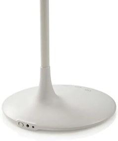 Nedis LTLG3M1WT4 - Lampada da tavolo LED dimmerabile 6W/5V 2200mAh bianca