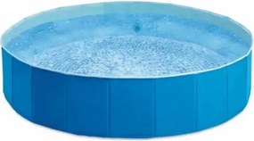 Intex - piscina fuori terra con struttura pieghevole rigida per cani azzurra 152x152x30 cm - cod. 48400np