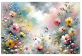 Quadro su tela – Prato floreale delicato