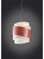 Lampadario a sospensione BEA una luce Rame diametro 40x h39 cm