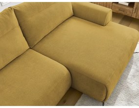 Divano angolare in giallo ocra Aden – Bobochic Paris