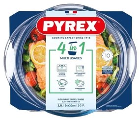 Pirofila da forno con coperchio PYREX 2,1 l