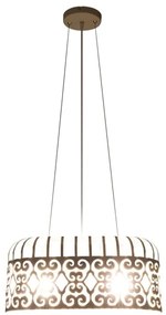 Rabalux 2162 - Lampadario ALESSANDRA 2xE27/60W/230V bianco