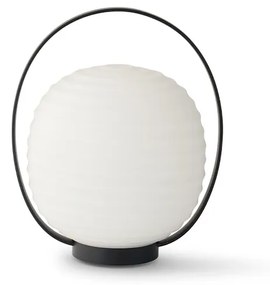 New Works - Lantern Portable Lampada da Tavolo Nero/Opale Bianco New Works