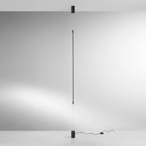 Lampada da terra LED Gravity nero con 3 temperature di colore 1728 lumen LUCE AMBIENTE DESIGN