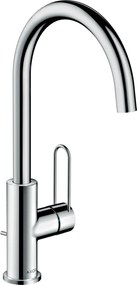 Miscelatore monocomando lavabo 240 con maniglia a staffa e tirante Cromo AXOR Uno 38036000 Hansgrohe