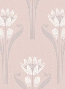 Isidore Leroy Carta da parati Tulipes - Rose