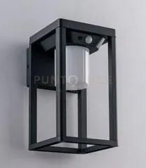 Applique led kyoto antracite 2,5w 300lm 4000k con pannello solare e...