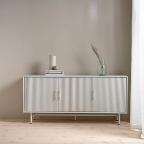 Cassettiera grigia 160x75x45 cm Palma – Unique Furniture