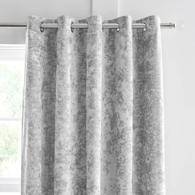 Tende in set grigie in velluto 2 pz 168x137 cm Crushed Velvet – Catherine Lansfield