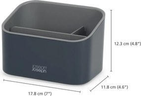 Supporto per detersivo grigio scuro in plastica SinkStore – Joseph Joseph
