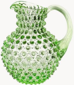 Brocca in vetro soffiato Paris Hobnail
