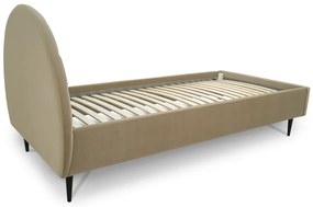Letto per bambini beige con contenitore 90x200 cm Mercury - Scandic