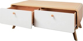 Mobile TV bianco effetto rovere 100x40 cm Cassie - Støraa